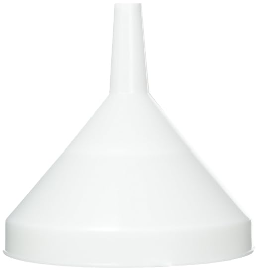 HomeBrew 8" Funnel with Strainer White by Unknown