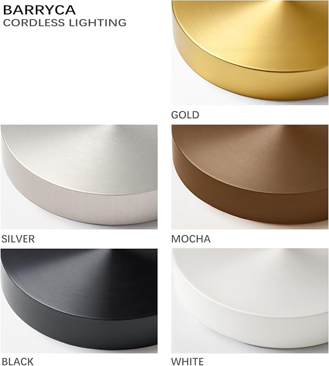 2-Pack Cordless Rechargeable Table Lamps, 3 Color Temperatures and Stepless - Image 9