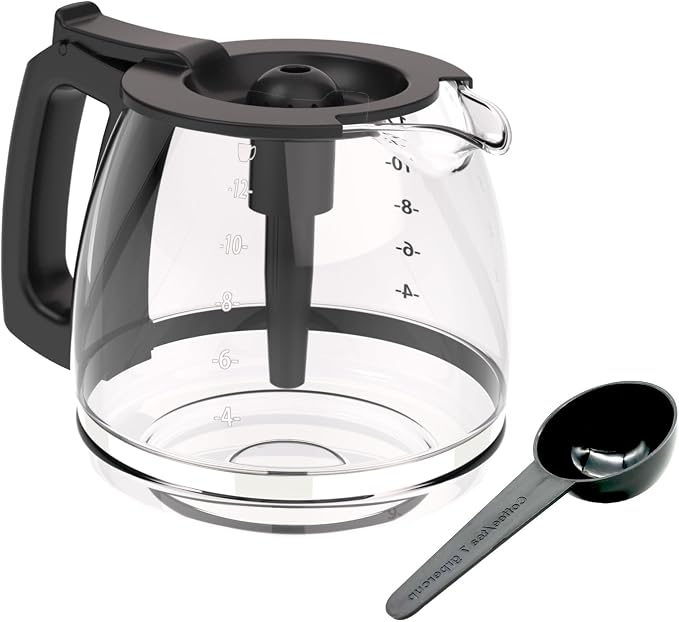12-Cup Glass Coffee Pot Replacement, Universal and Adjustable, Compatible by ALLCUP