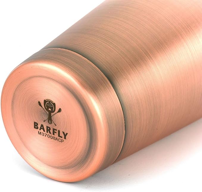 Barfly Cocktail Tin, Large 28 oz, Antique Copper - Image 4