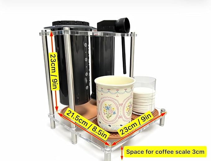 Organizer Stand for AeroPress XL, Coffee Bar Station, Storage Solution Fits XL - Image 2
