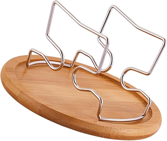 SOLUSTRE 3sets Coffee Drip Bag Holder Tray Freestanding Filter Storage Rack - Image 2