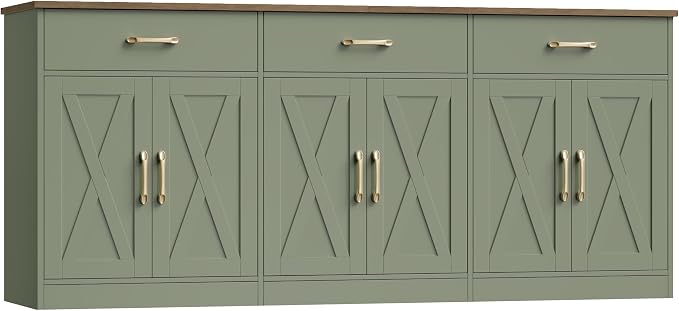 HOSTACK 71" Large Sideboard Buffet Cabinet by HOSTACK