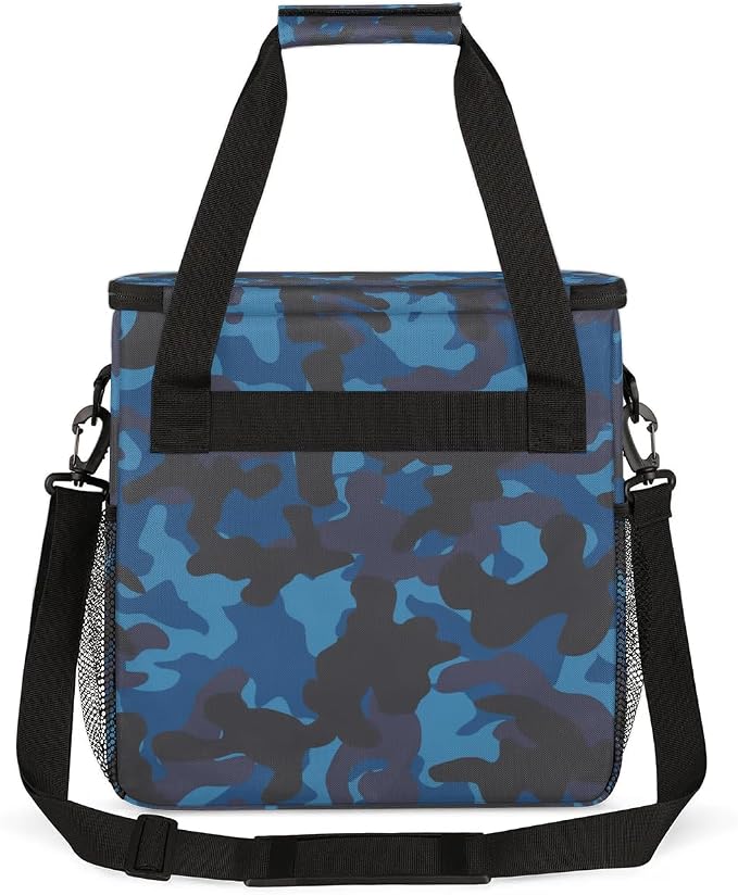 Camouflage Basket Coffee Maker Carring Bag Travel Carrying Storage Tote Bag - Image 5