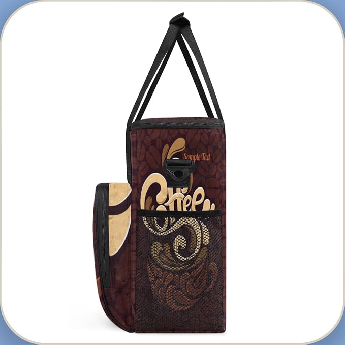 Funny Coffee Coffee Maker Carring Bag Coffee Cafe Travel Carrying Storage Tote - Image 4