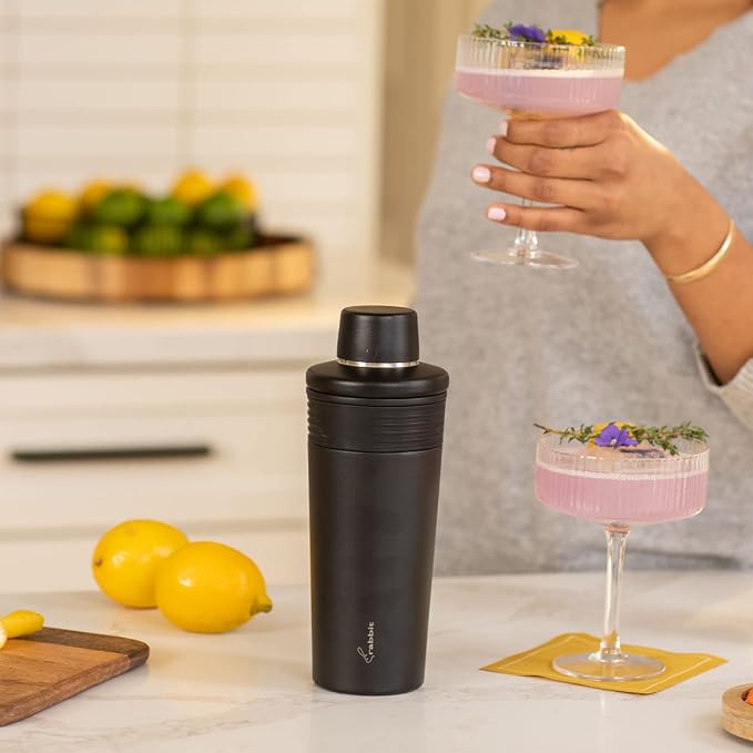 Rabbit Wine 18 oz Stainless Steel Cocktail Shaker - Image 7