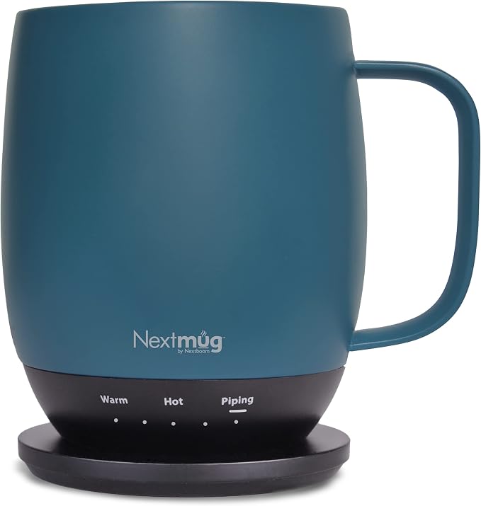 Nextmug - Temperature-Controlled, Self-Heating Coffee Mug by NextmugbyNextboom