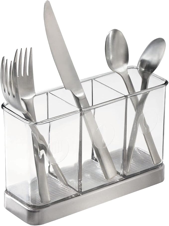 mDesign Cutlery Holder Modern Cutlery Basket by mDesign