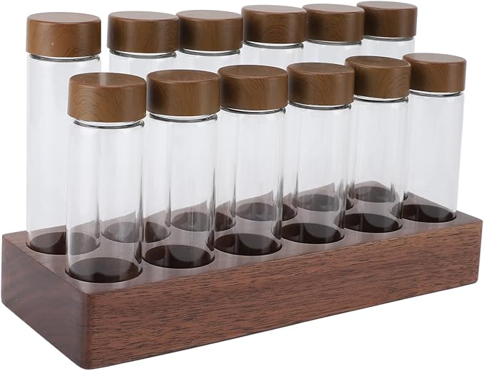 CHICIRIS Coffee Bean Storage Tubes, 12 Pack Single Dose Coffee Bean Cellars - Image 4
