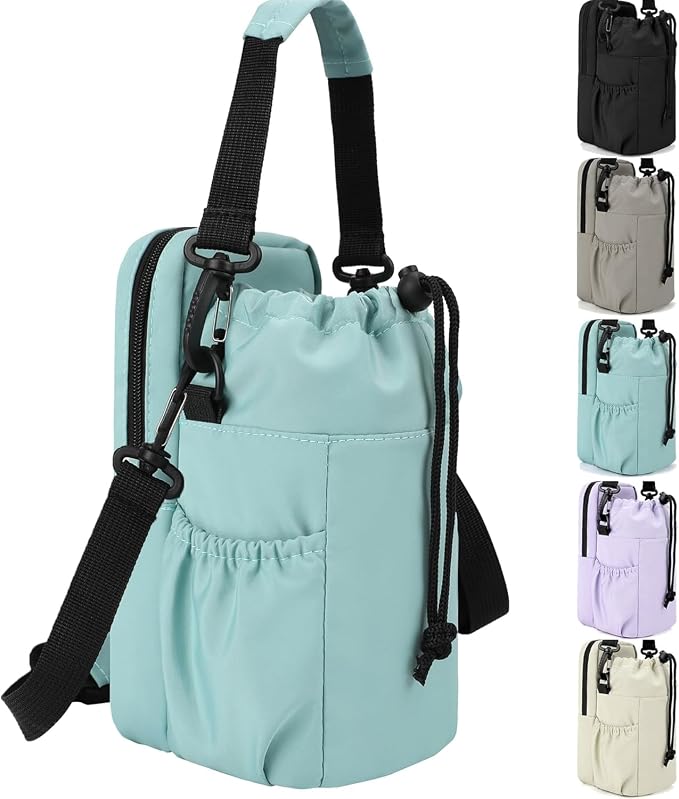 Water Bottle Holder with Strap, 32/40oz Insulation Water Bottle Carrier Bag by JRQCSJY