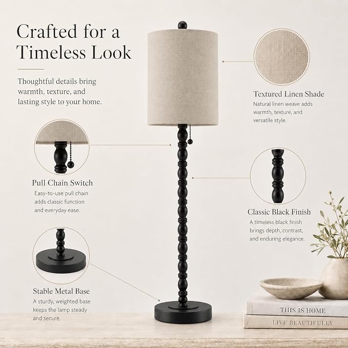 Buffet Lamps, Table Lamps Set of 2-30" H Tall - Image 8