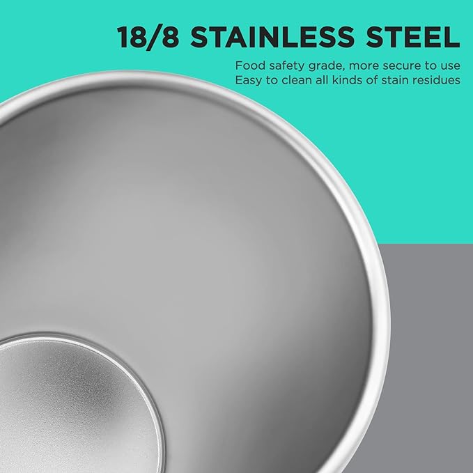HAUSHOF Pint Cup, 16 oz Stainless Steel Cups, Stackable Metal Drinking Cups - Image 4