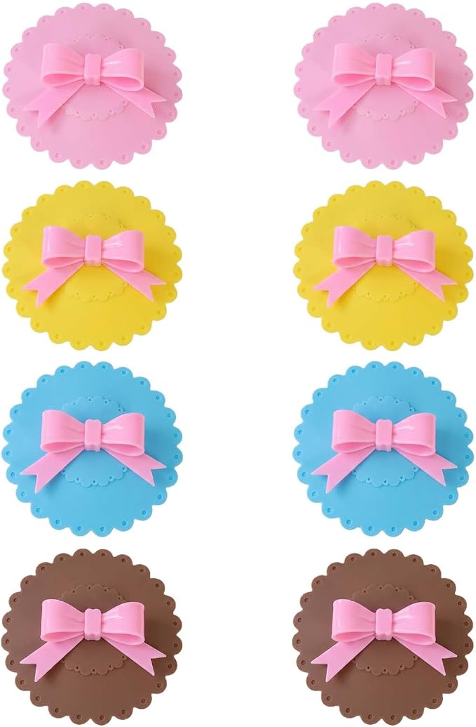 8 Pcs Silicone Cup Covers, Colorful Anti-Dust Coffee Cup Lid Covers by Unknown