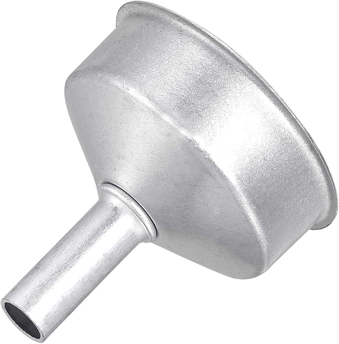 MECCANIXITY Aluminium Funnel Filter Replacement 75x72x85mm Silver by MECCANIXITY