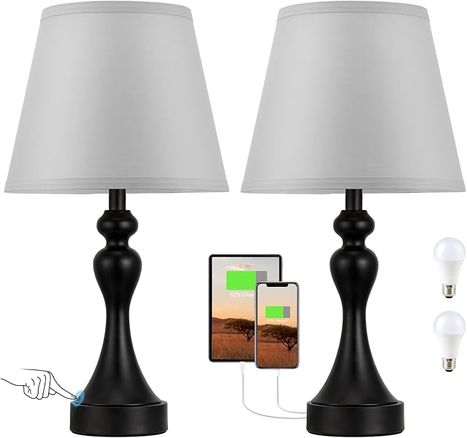 Seealle Touch Lamps for Nightstand - Image 8