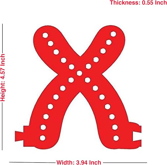 M&T Displays LED Marquee Letter Lights Modular Red Light Up Alphabet Initial X - Image 3