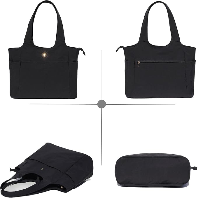ESVAN Yoga Tote Bag Mat bag Women Shoulder Bags Carryall Tote - Image 7