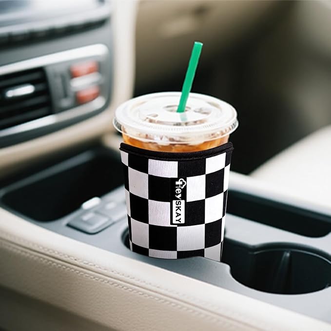 HEYSKAY Insulated Coffee Cup Sleeves Reusable Neoprene Iced Coffee Sleeve - Image 6