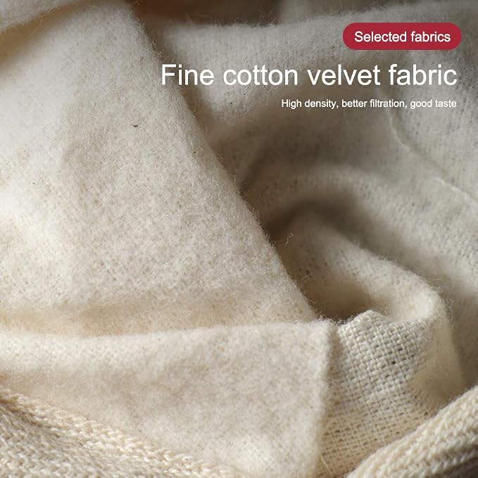 4Pcs Coffee Filter, Flannel Cloth Coffee Filter Strainers - Image 7