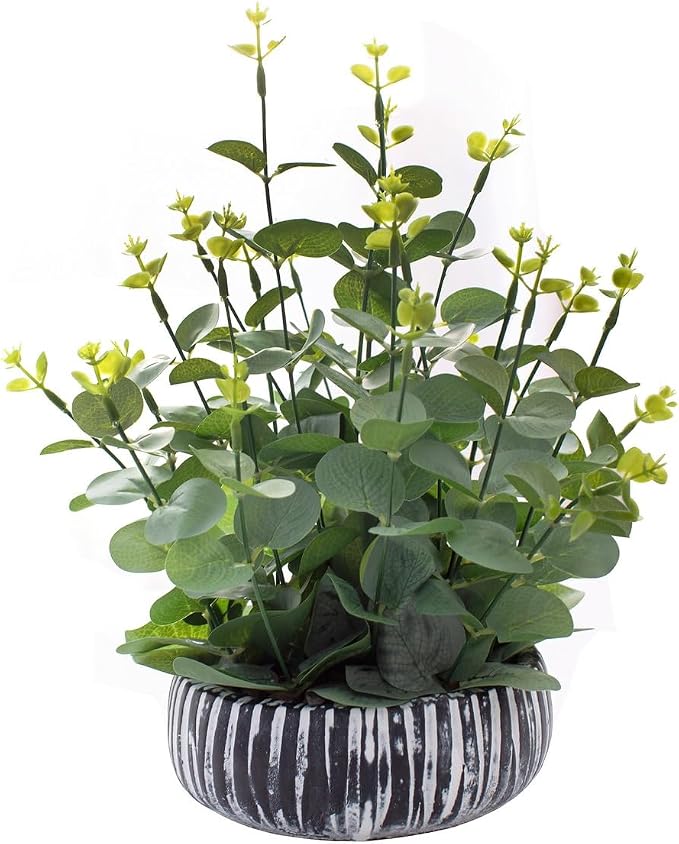 AlphaAcc Artificial Plants Potted Real Looking Small Faux Plant by AlphaAcc
