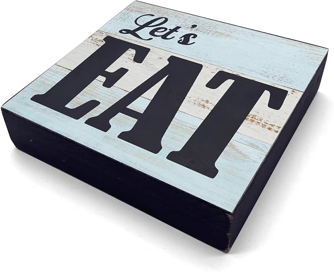 Kitchen Decor Desk Decor Wooden Box Sign Funny Housewarming Gift Rustic Black - Image 2