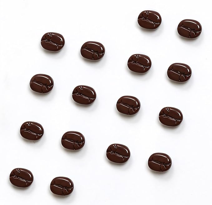 16Pcs Cute Coffee Bean Decor Fridge Magnets, Gift by JATYP