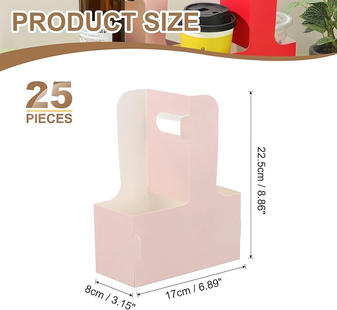 PATIKIL Drink Carrier with Handle - Image 2
