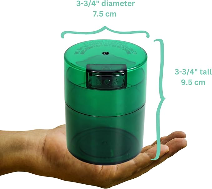 Tightvac - Premium Airtight Herb Storage Container - Holds ½ oz to 3 ounces - - Image 5