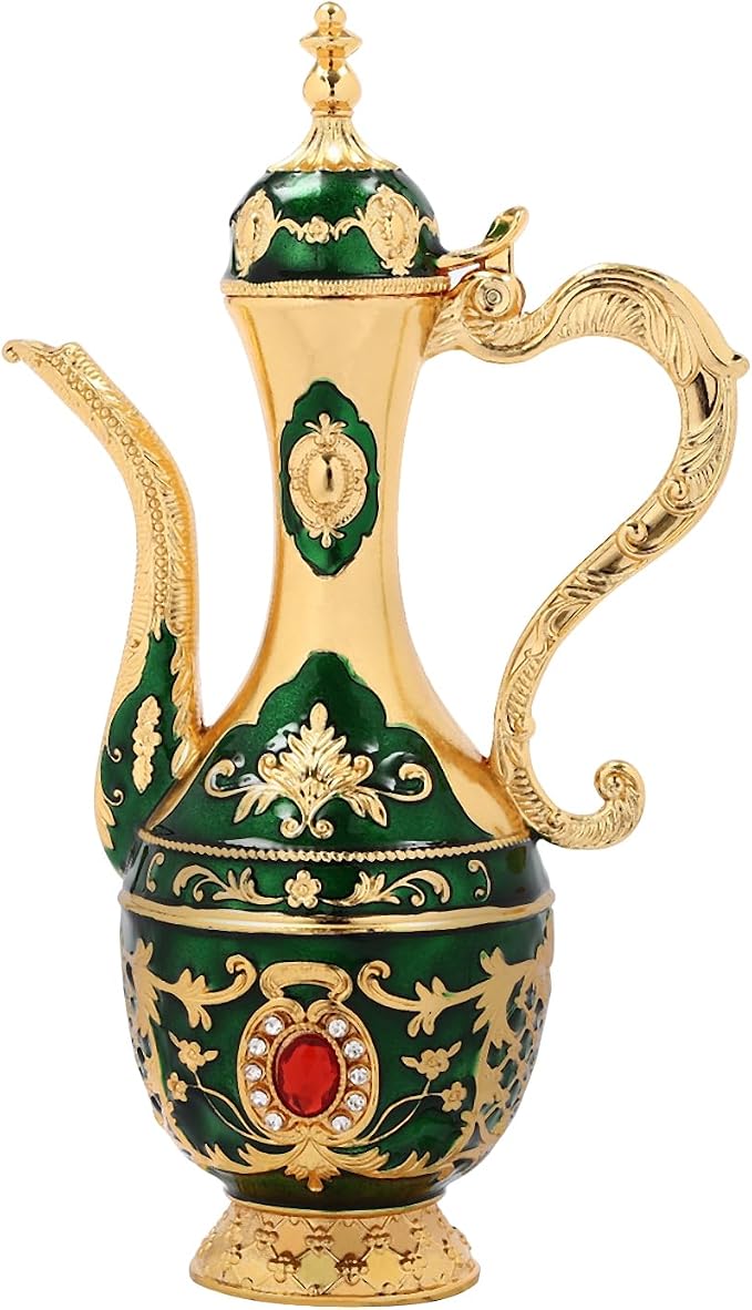 Vintage Turkish Tea Set with Teapot, Tray and 6 Cups, Tea Sets - Image 7