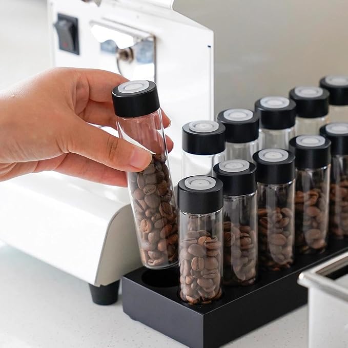 watchget Coffee Bean Container 12PCS Coffee Bean Cellars Tubes Single Dose - Image 6