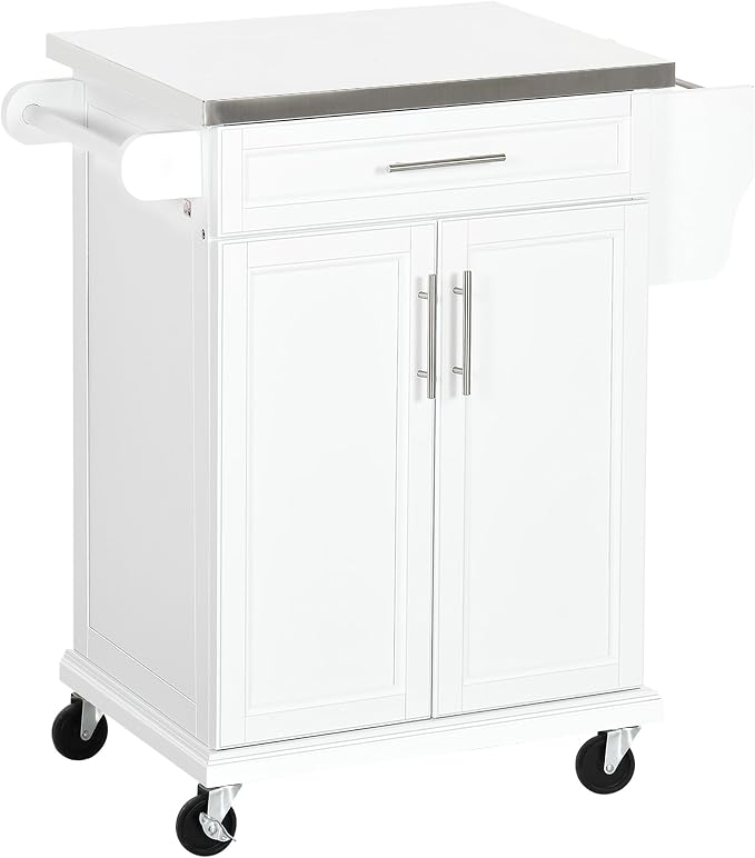33" Kitchen Island on Wheels - Image 9