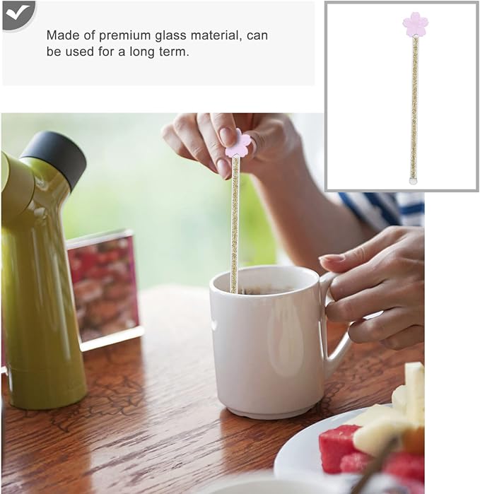 KALLORY 1pc Handle Flower Stirrer - Image 6