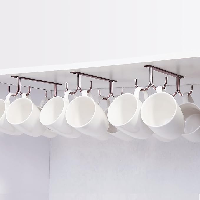 FOMANSH Mug Rack Under Cabinet by FOMANSH