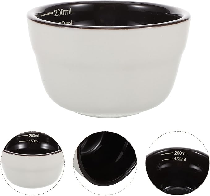 Ceramic Coffee Tasting Bowl 200ml Measuring Container - Image 8