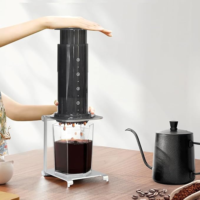 CAFEMASY Portable Espresso Coffee Maker Stand Pour Over Coffee Dripper Station - Image 5