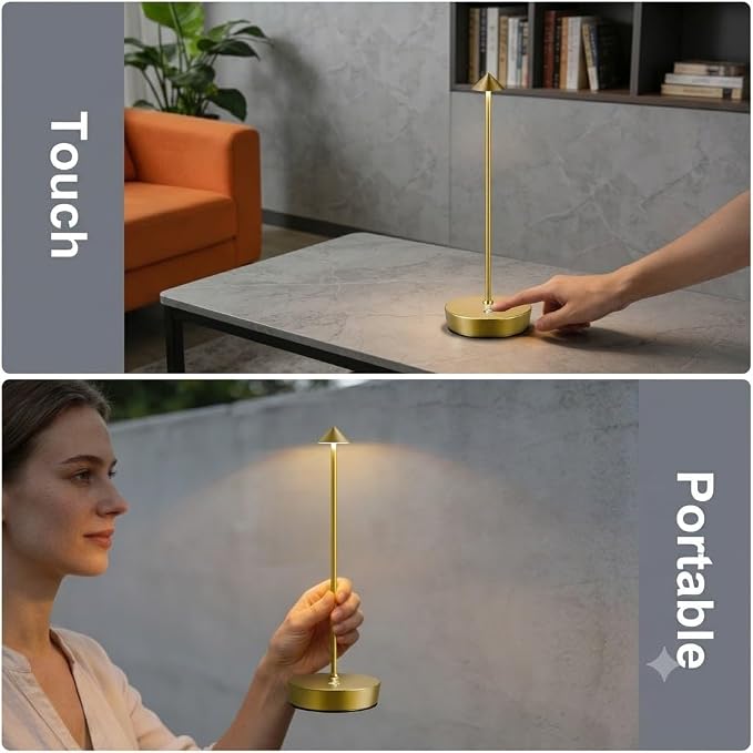 Cordless Table Lamps Rechargeable, 6000mAh Battery Operated LED Table Lamp - Image 6