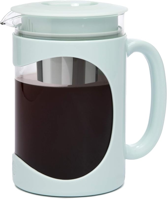 Primula Burke Deluxe Cold Brew Iced Coffee Maker, Comfort Grip Handle, Durable by Primula