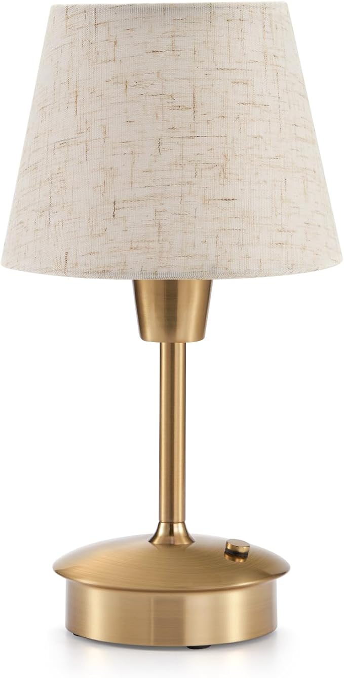 Small Cordless Table Lamp for Restaurant Dining Table, 5200mAh Rechargeable by Buynow