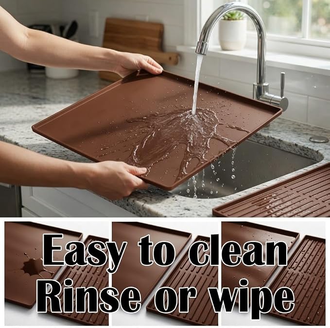 Silicone Coffee Bar Mat 24 x 16 in - Image 3
