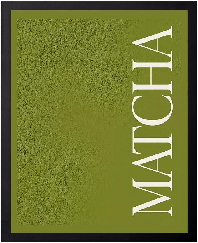 Lawrence Williams Designs Matcha Tea Poster by LawrenceWilliamsDesigns