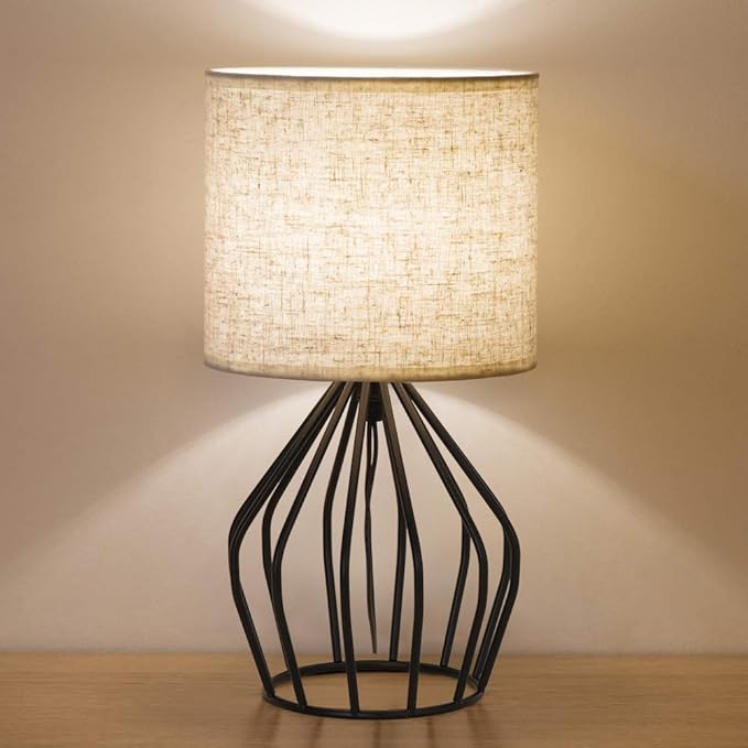 HAITRAL Black Modern Table Lamp by HAITRAL