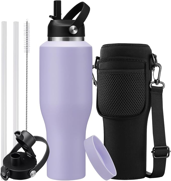 40 oz Insulated Water Bottle by DIGJUPER