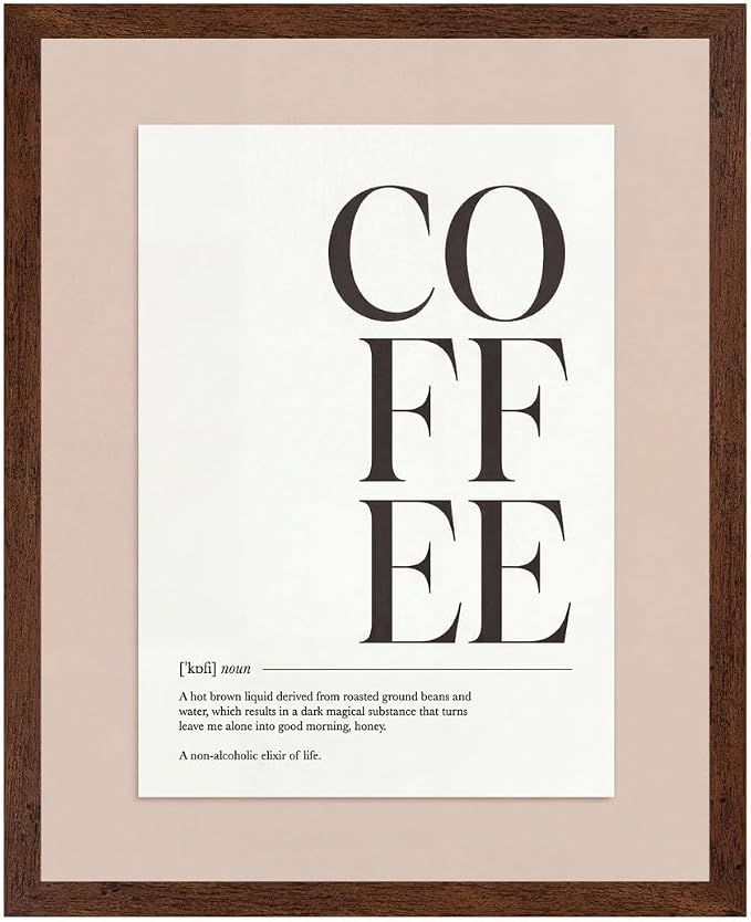 Lawrence Williams Designs Coffee Typography Poster by LawrenceWilliamsDesigns