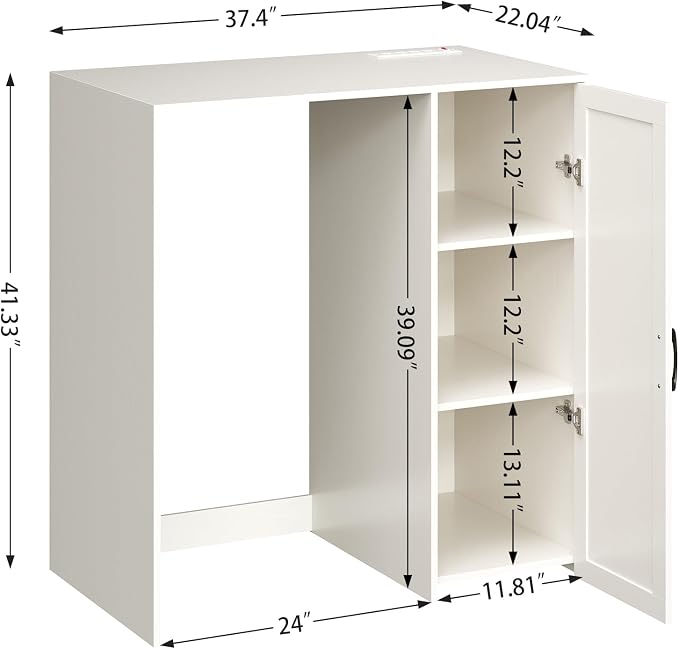 Herture Mini Fridge Cabinet - Image 2