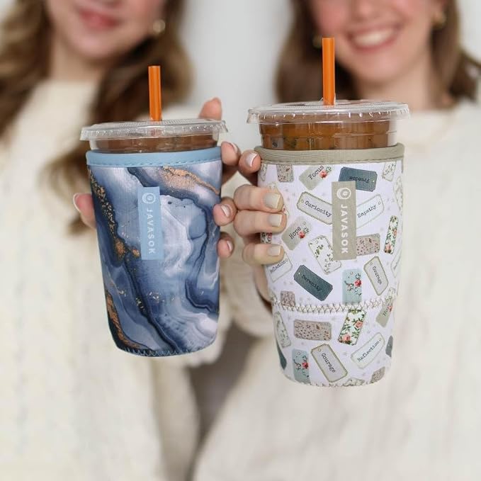 Sok It JavaSok Iced Coffee & Cold Soda Insulated Neoprene Cup Sleeve - Image 3