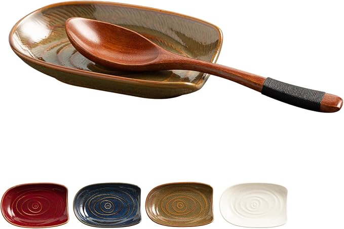 Ceramic Spoon Rest, and coffee stirrers while saving counter and drawer space by Unknown