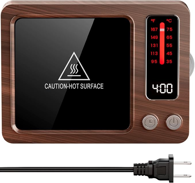Gaiatop Coffee Mug Warmer, 36W Fast Heating, 5 Temp Settings, 0.5-9H Timer by GAIATOP