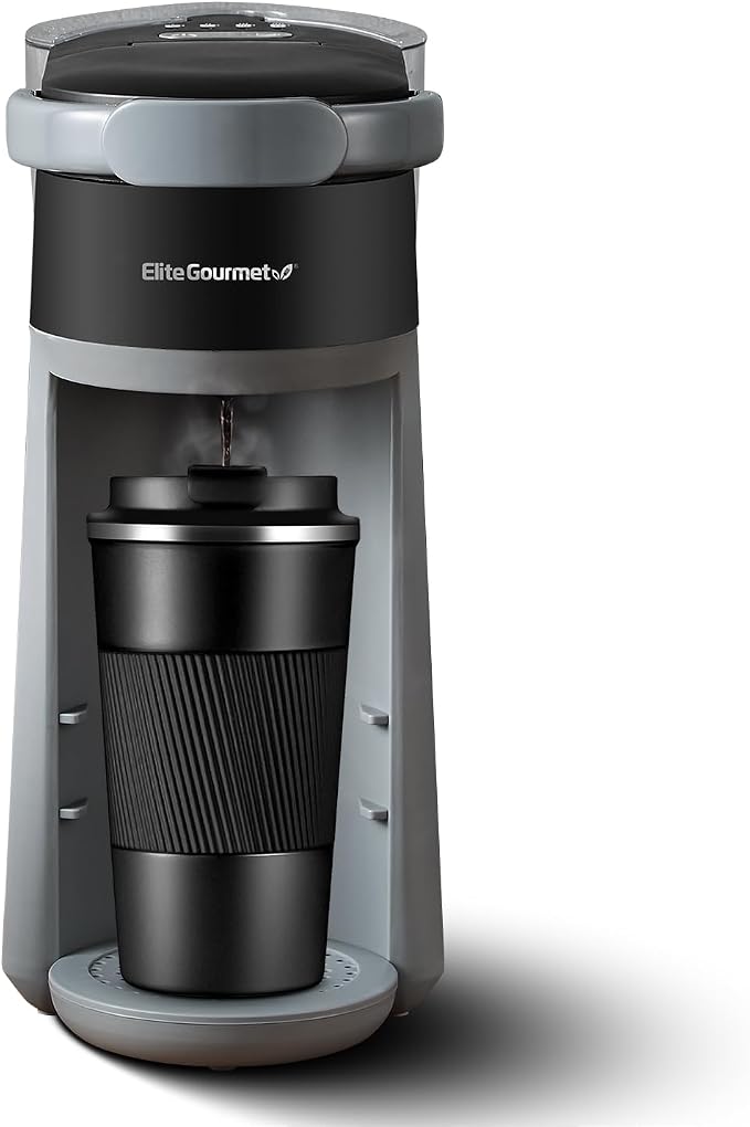 Elite Gourmet EHC323 Rapid Brew Technology 2-in-1 Capsule Coffee Maker by EliteGourmet