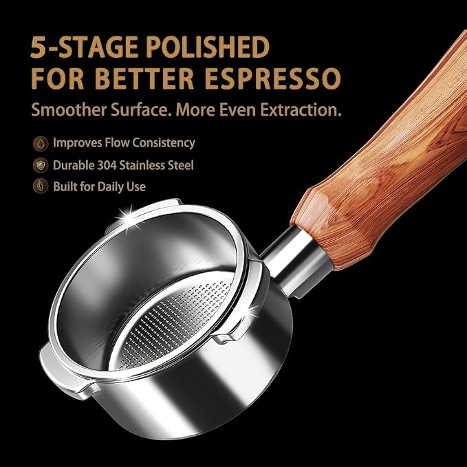 54mm Bottomless Portafilter for Breville Espresso Machines | 950 Precision - Image 3