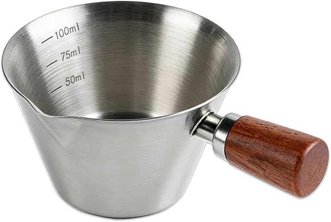 Espresso Measuring Cup, 3.4 OZ Stainless Steel Espresso Shot Cups by Unknown